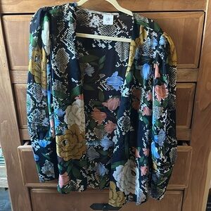 Floral Long Sleeve Blouse